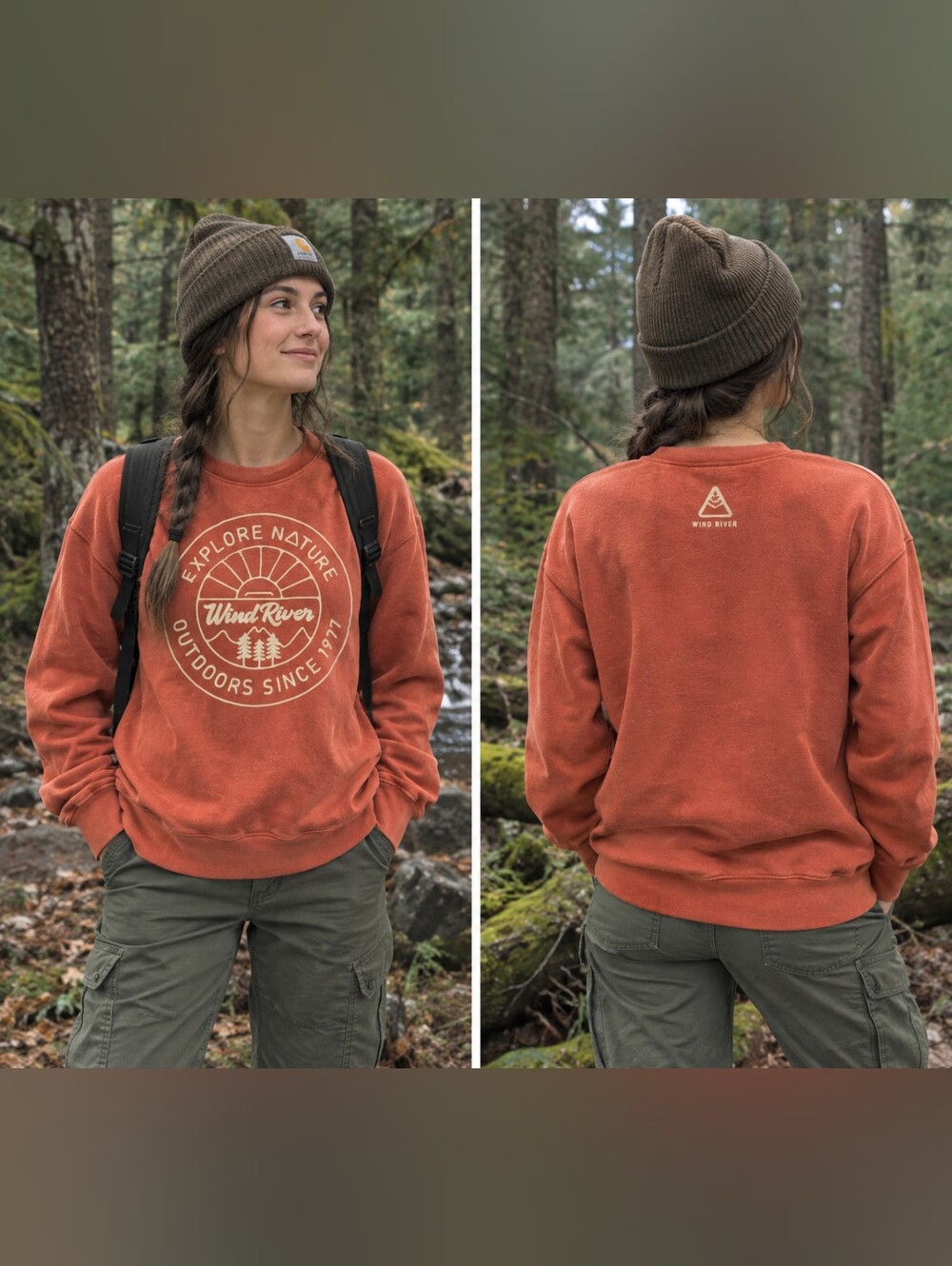 Women's Rust Crewneck